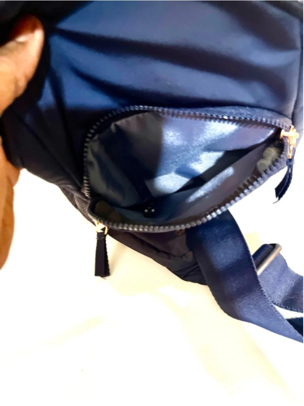 adidas Essentials 2 Sling Crossbody Bag in a Legend Ink blue color unisex
